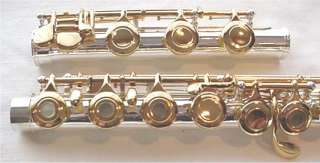 New DC PRO silver & gold open hole flute & Selmer kit  
