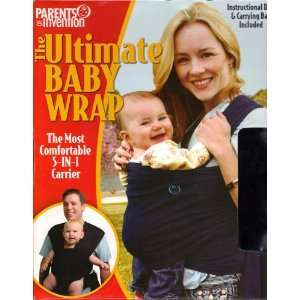  Ultimate Baby Wrap   Black Baby