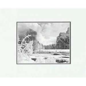 Ansel Adams   Gates of the Valley, Winter LG Matted