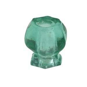  Glass Knobs Depression Green 1 1/4