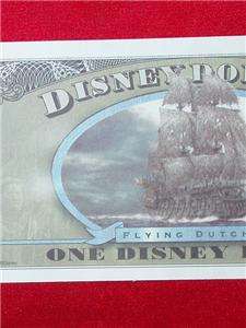 2007 pirates of the caribbean disney world dollar flying dutchman dead 