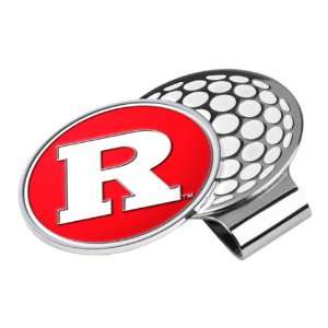  Ball Marker Hat Clip   NCAA   New Jersey   Rutgers Scarlet 