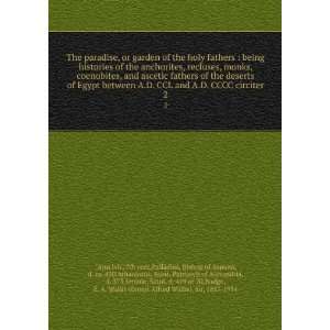   Palladius, Ernest Alfred Wallis Budge Athanasius   Books