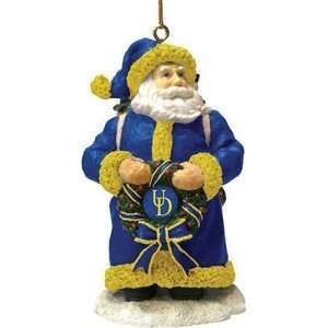  Delaware Fightin Blue Hens NCAA Classic Santa Ornament 
