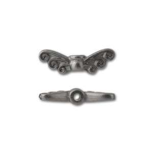  Black Finish Pewter Fairy Wings Bead: Home & Kitchen