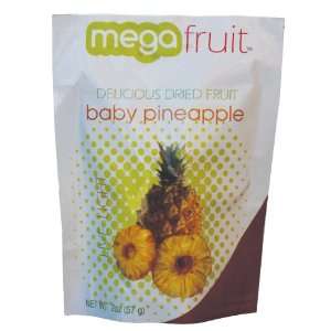 Megafruit Delicious Dried Fruit, Baby Pineapple, 2 Ounce Bags (Pack of 