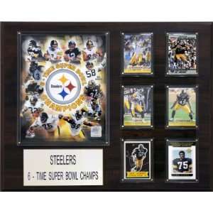 NFL Pittsburgh Steelers 6 Time Champions Plaque  Sports 