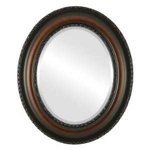  Somerset Oval in Walnut Mirror and Frame