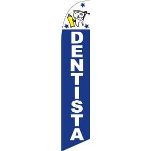  Dentista 12 foot SUPER Swooper Feather Flag With Heavy 