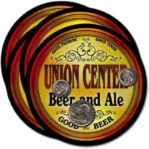 Union Center , WI Beer & Ale Coasters   4pk Everything 