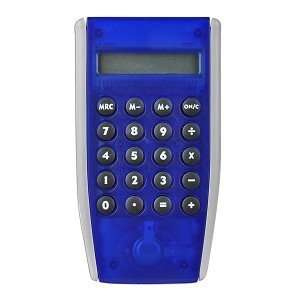  8 Digit Mini Calculator (Transparent Blue)   Add, Subtract 