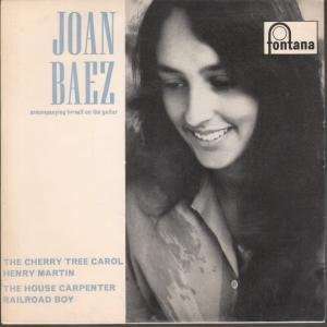   ON THE GUITAR 7 INCH (7 VINYL 45) UK FONTANA 1961 JOAN BAEZ Music