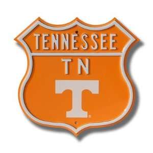   TN T logo AUTHENTIC METAL ROUTE SIGN (17 X 17)