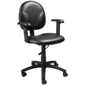 Boss Office Products B9091 XX Mid Back Ergonomic Task Chair with Arms