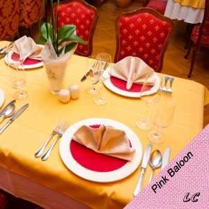  6 Each 70 Round Pink Balloon Elegance Banquet Tablecloths 