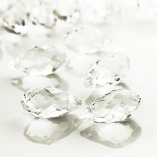 10PCS Crystal Teardrop Drop Pandents top Drilled CR0233  