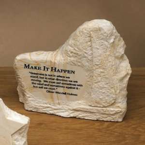   Successories Make it Happen Stone Image Paperweight: Office Products