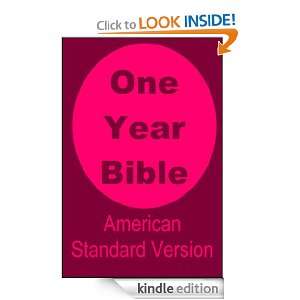 Read Through The Bible In One Year American Standard Version Charlene 