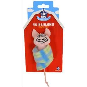  Romp Pig In A Blnkt Catnip Toy