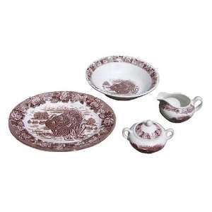  Wood and Sons Autumn 5 Piece Dinnerware Place Setting, Service 