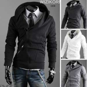 Mens Style Slim SWEATER Hoodies Outerwear Jackets New  