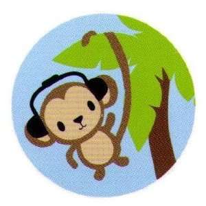    Bored Inc. Monkey Headphones Tree Button BB3987 Toys & Games