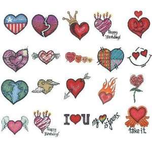 OESD/GREAT NOTIONS Embroidery Machine Designs CD HEARTS  