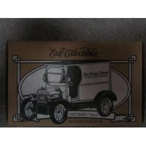   Chicago Tribune 1912 Model T Truck Die Cast Metal Bank Toys & Games