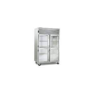   G21002   2 Section Display Refrigerator w/ Half Glass Door, 115/1 V