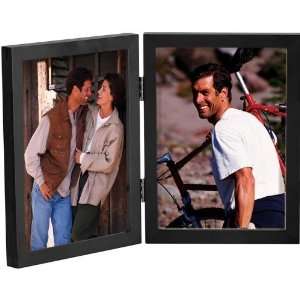  Lawrence 5x7 Black Wood Double Frame