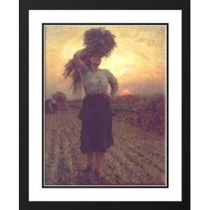  Breton, Jules 28x36 Framed and Double Matted Harvesters 