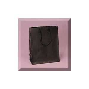  25ea   16 X 6 X 12 Vogue Matte Black Euro Bag Pkg Health 