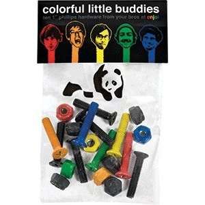   Phillips Little Buddies Assorted Colors Skateboard Hardware Set   1