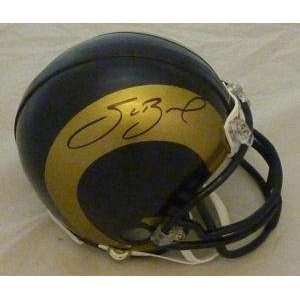  Autographed Sam Bradford Mini Helmet   Autographed NFL 