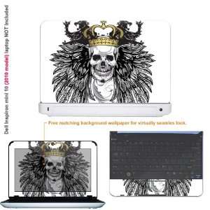 Protective Decal Skin Sticker for Dell Inspiron 1012 10.1 screen case 