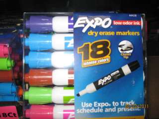 Expo Dry Erase Marker Chisel Tip Black Dozen