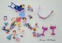 Little Tikes Cinderella Glass Slipper Playset Dolls Lot  