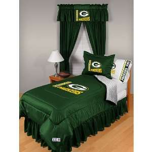  Green Bay Packers Locker Room Twin Comforter by Sports 