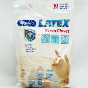  Magla Touch Latex Exam Glove 10 Single Use Gloves   One 