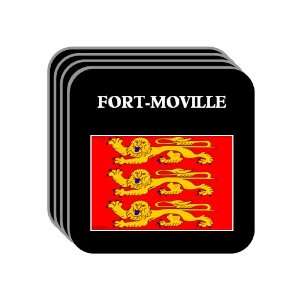   )   FORT MOVILLE Set of 4 Mini Mousepad Coasters 
