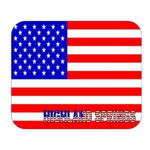  US Flag   Highland Springs, Virginia (VA) Mouse Pad 