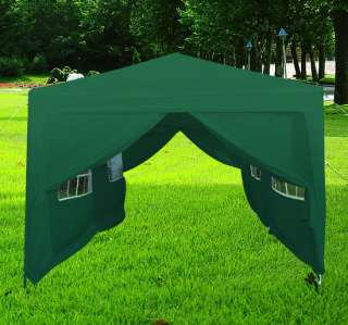   10x 20 Easy Set Pop Up Outdoor Party Tent Canopy Gazebo Green  