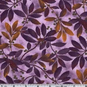   Wide Natures Garden Grape Fabric By The Yard: Arts, Crafts & Sewing