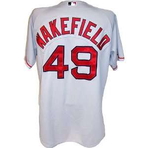  Tim Wakefield #49 2008 Red Sox End of Season Game Used 