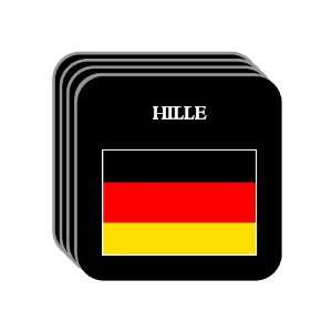  Germany   HILLE Set of 4 Mini Mousepad Coasters 