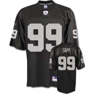 Men`s Oakland Raiders #99 Warren Sapp Team Replica Jersey  