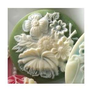 Websters Pages Silhouettes Self Adhesive Cameos 6/Pkg Green Flower; 3 