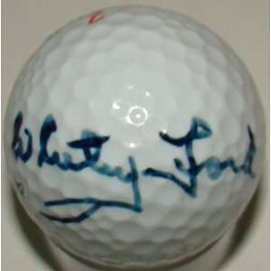  Whitey Ford SIGNED Baseball Golf Ball YANKEES Sports 