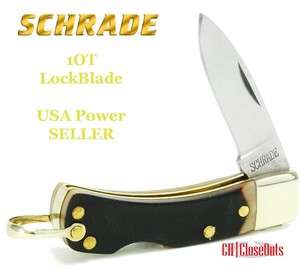   Lockback 1OT NIB OLD TIMER HUNTING Hunter USA SELLER Pocket Knife