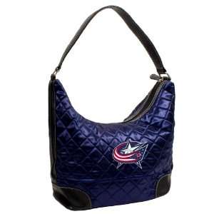  NHL Columbus Blue Jackets Team Color Quilted Hobo: Sports 